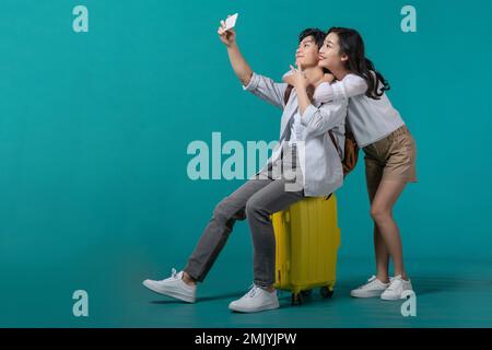 Nehmen Sie junge Liebhaber mit Stockfoto