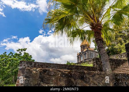 Saint-Leu, Insel Réunion - die Kirche der Colimacons Stockfoto