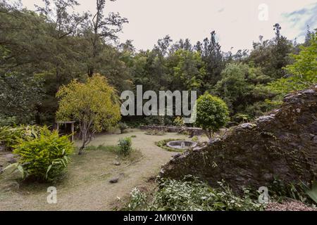 Salazie, Reunion Island - Alte Thermalbäder von Hell-Bourg Stockfoto