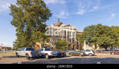 Georgetown, Texas, USA - 14. Oktober 2022: Das Williamson County Courthouse Stockfoto