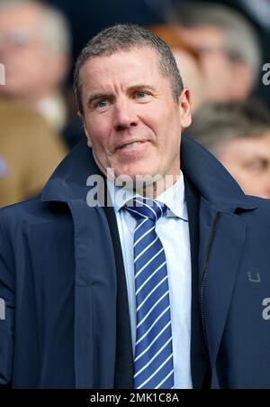 Ipswich Town Besitzer Brett Johnson während des Emirates FA Cup-Spiels in der vierten Runde im Portman Road Stadium, Ipswich. Foto: Samstag, 28. Januar 2023. Stockfoto