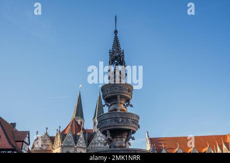 Marienbrunnen am Altstadtmarkt - Braunschweig, Niedersachsen, Deutschland Stockfoto