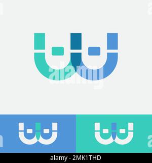 Die Logo-Vorlage „Tooth Braces“ ist einfach zu erstellen und für Unternehmen mit Vektorformat geeignet Stock Vektor