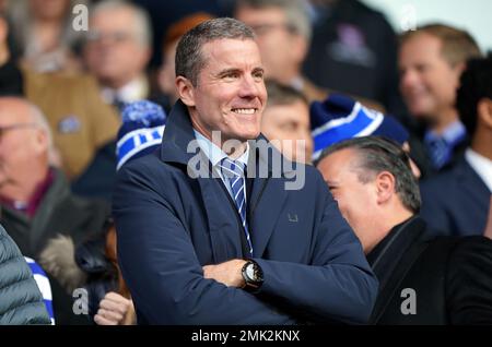 Ipswich Town Besitzer Brett Johnson während des Emirates FA Cup-Spiels in der vierten Runde im Portman Road Stadium, Ipswich. Foto: Samstag, 28. Januar 2023. Stockfoto