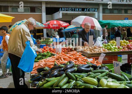 Bauernmarkt in Nikosia Stockfoto