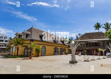 Reunion Island, Saint-Leu Rathaus Stockfoto