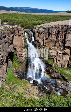 Colorado Wasserfalllandschaft North Clear Creek Falls Stockfoto