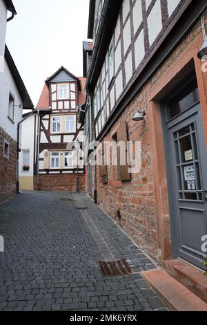 Büdingen, deutsche Altstadt Stockfoto