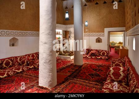Das Al Masmak Fort, eine historische Festung aus dem Jahr 1865, befindet sich in der Altstadt von Riad, Saudi-Arabien Stockfoto