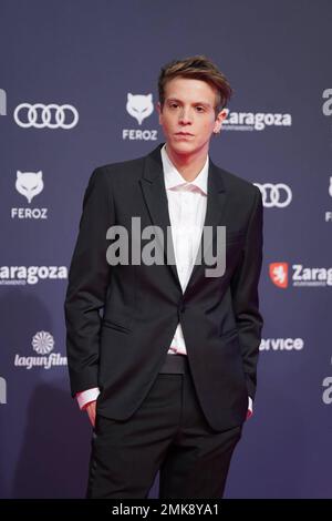 Saragossa, Spanien. 28. Januar 2023. Bei Fotoaufruf für die 10. Jährlichen Feroz Awards in Saragossa am Samstag, den 28. Januar 2023. Kredit: CORDON PRESS/Alamy Live News Stockfoto