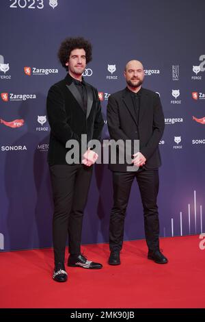 Saragossa, Spanien. 28. Januar 2023. Bei Fotoaufruf für die 10. Jährlichen Feroz Awards in Saragossa am Samstag, den 28. Januar 2023. Kredit: CORDON PRESS/Alamy Live News Stockfoto