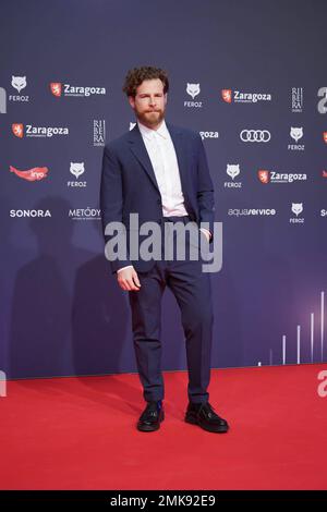 Saragossa, Spanien. 28. Januar 2023. Bei Fotoaufruf für die 10. Jährlichen Feroz Awards in Saragossa am Samstag, den 28. Januar 2023. Kredit: CORDON PRESS/Alamy Live News Stockfoto