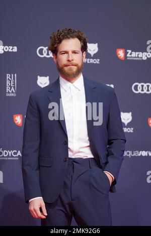 Saragossa, Spanien. 28. Januar 2023. Bei Fotoaufruf für die 10. Jährlichen Feroz Awards in Saragossa am Samstag, den 28. Januar 2023. Kredit: CORDON PRESS/Alamy Live News Stockfoto