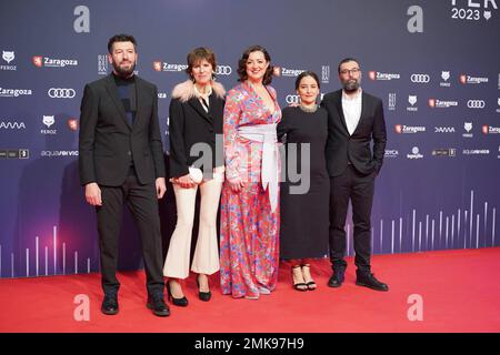 Saragossa, Spanien. 28. Januar 2023. Bei Fotoaufruf für die 10. Jährlichen Feroz Awards in Saragossa am Samstag, den 28. Januar 2023. Kredit: CORDON PRESS/Alamy Live News Stockfoto
