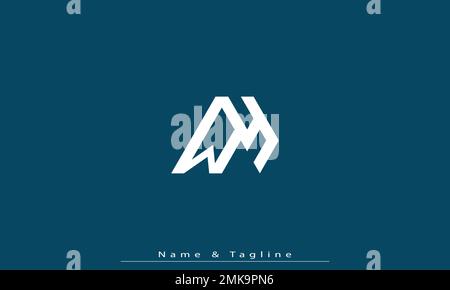Buchstabenbuchstaben Initialen Monogramm-Logo WY , YW Stock Vektor