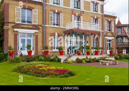 Frankreich, Calvados (14), Villers-sur-Mer, Tourismusbüro Stockfoto