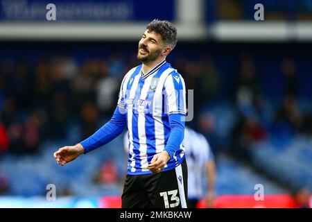 Hillsborough Stadium, Sheffield, England - 28. Januar 2023 Callum Paterson (13) of Sheffield Mittwoch - während des Spiels Sheffield Wednesday V Fleetwood Town, Emirates FA Cup, 2022/23, Hillsborough Stadium, Sheffield, England - 28. Januar 2023 Kredit: Arthur Haigh/WhiteRosePhotos/Alamy Live News Stockfoto