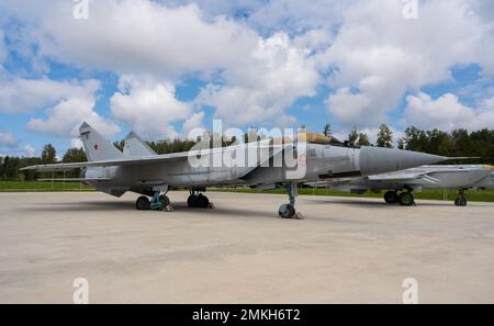 Militärstützpunkte Moskaus Patrioten Stockfoto