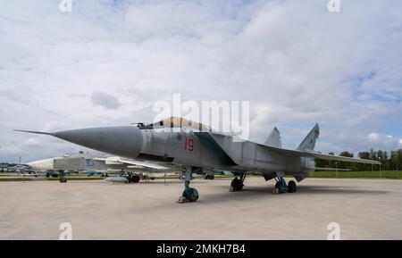 Militärstützpunkte Moskaus Patrioten Stockfoto