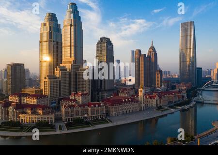 Tianjin-Stadt Stockfoto