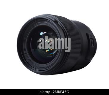 Isoliertes optisches Objektiv für moderne Digitalkameras Stockfoto