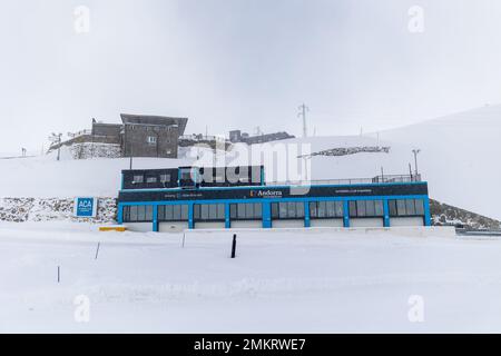 Illustration während der Clio Ice Trophy 2023 2023 - GSeries G2 auf dem Circuit Andorra - Pas de la Casa, am 28. Januar 2023 in Encamp, Andorra - Picture Damien Doumergue / DPPI Stockfoto