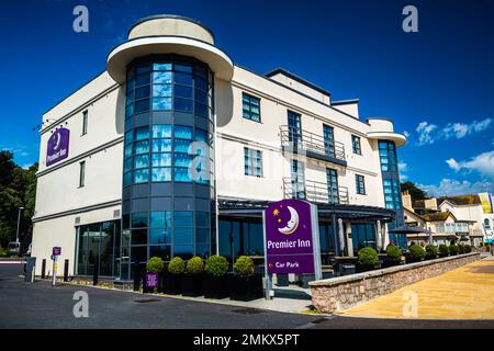 Exmouth Seafront in Devon. Stockfoto