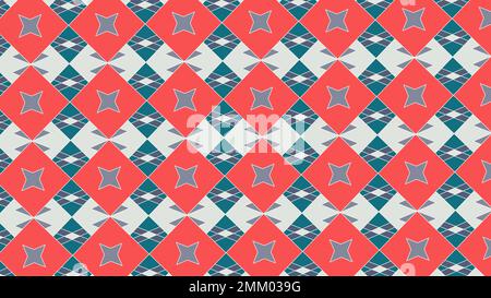 Nahtloses arabisches Muster in mehrfarbigen Farben. Orientalische Einrichtung. Ramadan-Tapete. Vektor Stock Vektor