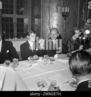 König Gustaf VI. Adolf zum 80. Geburtstag 1962. Carl XVI Gustaf Stockfoto