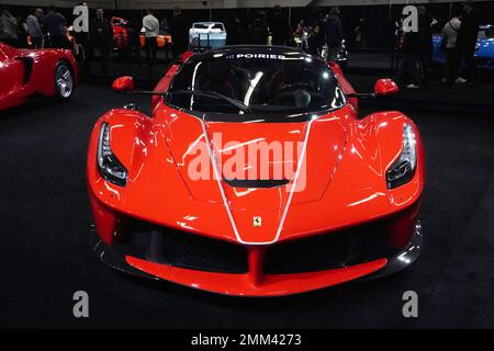 2017 La Ferrari Aperta bei der Montreal Car Show. Stockfoto