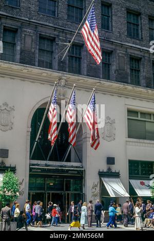 1987 HISTORISCHES LORD & TAYLOR KAUFHAUS FIFTH AVENUE MANHATTAN NEW YORK CITY USA Stockfoto