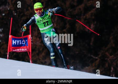 Olympia delle Tofane, Cortina d’Ampezzo, Italien, 29. Januar 2023, Innerhofer Christof (ITA) beim Audi FIS Ski World Cup 2023 - Männer Super G - Alpinskirennen Stockfoto