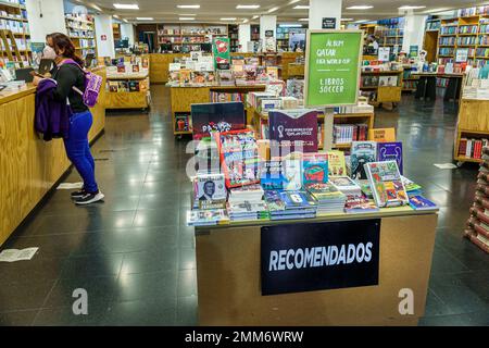 Mexiko-Stadt, historisches Zentrum Historico Centro, Libreria Porrua Express Buchhandlung empfohlen, weibliche Kundin, Erwachsene Erwachsene, Stockfoto