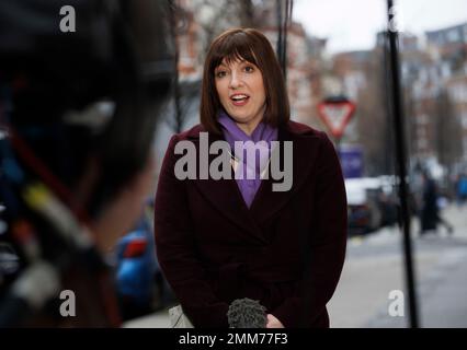 London, Großbritannien. 29. Januar 2023. Schattenbildungs-Sekretärin Bridget Phillipson, am Sonntag bei der BBC mit Laura Kuenssberg. Kredit: Mark Thomas/Alamy Live News Stockfoto