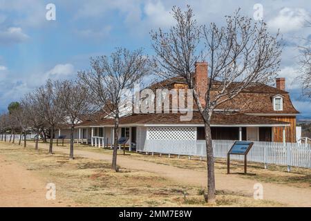 Fort Verde State Historic Park, Camp Verde, Arizona. Stockfoto