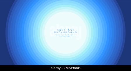 Radial blauer abstrakter Hintergrund. Variante blaue Linien abstrakter Hintergrund. Stock Vektor