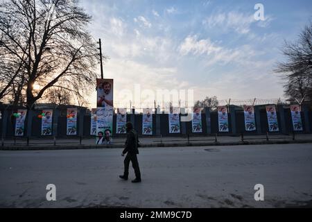 Srinagar, Indien. 29. Januar 2023. (Foto von Mubashir Hassan/Pacific Press) Kredit: Pacific Press Media Production Corp./Alamy Live News Stockfoto