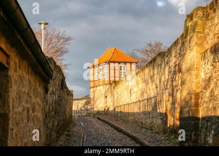 Bilder Eindrücke aus der Weltkulturerbestätte Quedlinburg im Harz-Gebirge Stockfoto