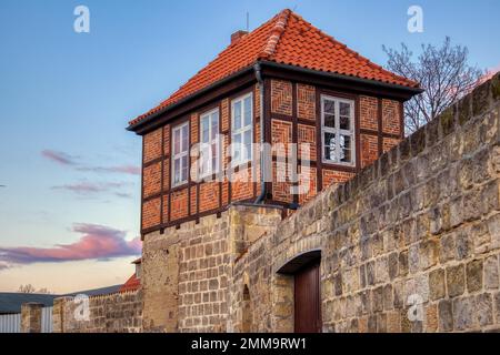 Bilder Eindrücke aus der Weltkulturerbestätte Quedlinburg im Harz-Gebirge Stockfoto