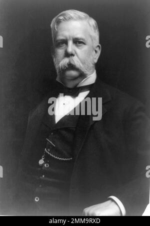 George Westinghouse, George Westinghouse Jr. (1846-1914), amerikanischer Unternehmer und Ingenieur Stockfoto