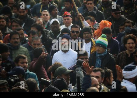 29. Januar 2023, Srinagar, Jammu und Kaschmir, Indien: (Kreditbild: © Mubashir Hassan/Pacific Press via ZUMA Press Wire) NUR REDAKTIONELLE VERWENDUNG! Nicht für den kommerziellen GEBRAUCH! Stockfoto