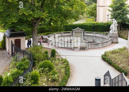 Donauquelle, Donaueschingen, Schwarzwald, Baden-Württemberg, Deutschland Stockfoto