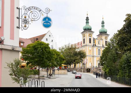 Stadtkirche St. Johann, Donaueschingen, Schwarzwald, Baden-Württemberg, Deutschland Stockfoto