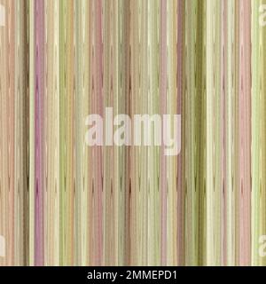 Gestreiftes Mergelmuster in nahtlosem Muster mit organischer Textur. Gefiederte Naturziegel für Baumwollstoff. Ikat-Melange weben. Stockfoto