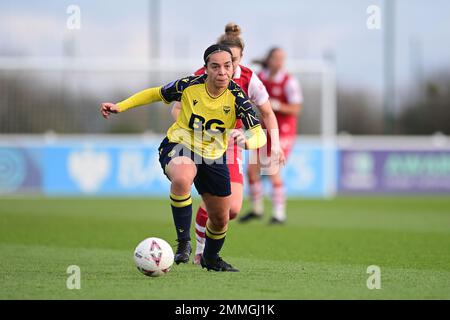 Bristol, Großbritannien. 29. Januar 2023. Daisy McLachlan - obligatorische Nachfolge: Ashley Crowden - 29/01/2023 - FOOTBALL - Robins High Performance Centre - Bristol, England - Bristol City Women vs Oxford United Women - The Women's FA Cup - vierte Runde Guthaben: Ashley Crowden/Alamy Live News Stockfoto