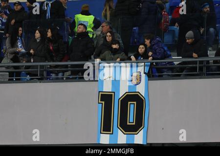 Neapel, Kampanien, Italien. 29. Januar 2023. Während des Fußballspiels der italienischen Serie A SSC Napoli gegen FC Roma am 29. Januar 2023 im Diego Armando Maradona Stadion in Neapel. Im Bild: Fans napoli (Kreditbild: © Fabio Sasso/ZUMA Press Wire) NUR REDAKTIONELLE VERWENDUNG! Nicht für den kommerziellen GEBRAUCH! Kredit: ZUMA Press, Inc./Alamy Live News Stockfoto