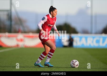 Bristol, Großbritannien. 29. Januar 2023. Maddi Wilde von Bristol City Women - Mandatory by-line: Ashley Crowden - 29/01/2023 - FOOTBALL - Robins High Performance Centre - Bristol, England - Bristol City Women vs Oxford United Women - The Women's FA Cup - vierte Runde Credit: Ashley Crowden/Alamy Live News Stockfoto