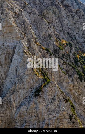 Wanderung über Plemenice nach Triglav Stockfoto