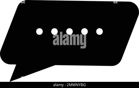 Kommentarsymbol Logo Rohteil-Vektorvorlage Stock Vektor