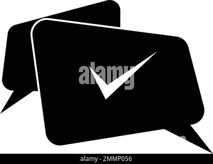 Kommentarsymbol Logo Rohteil-Vektorvorlage Stock Vektor